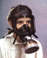 a person wearing a gas mask Virginia Beach VA
